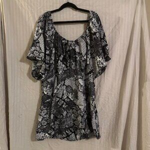 CATO Sheer Blouse Size XL